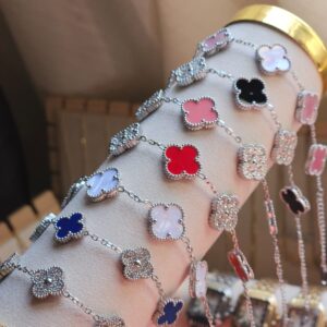 Pulseras Trebol Estilos Vac Cleef. Con Zirconias